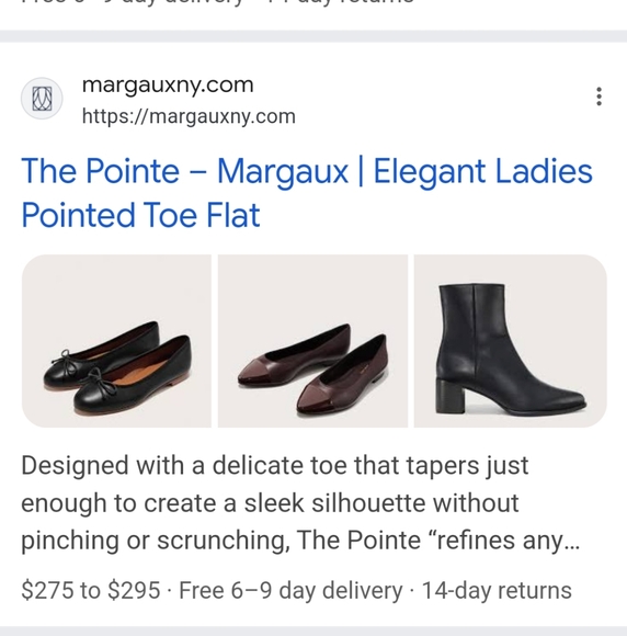 Margaux. Black suede flats.  9.5 - Picture 6 of 6